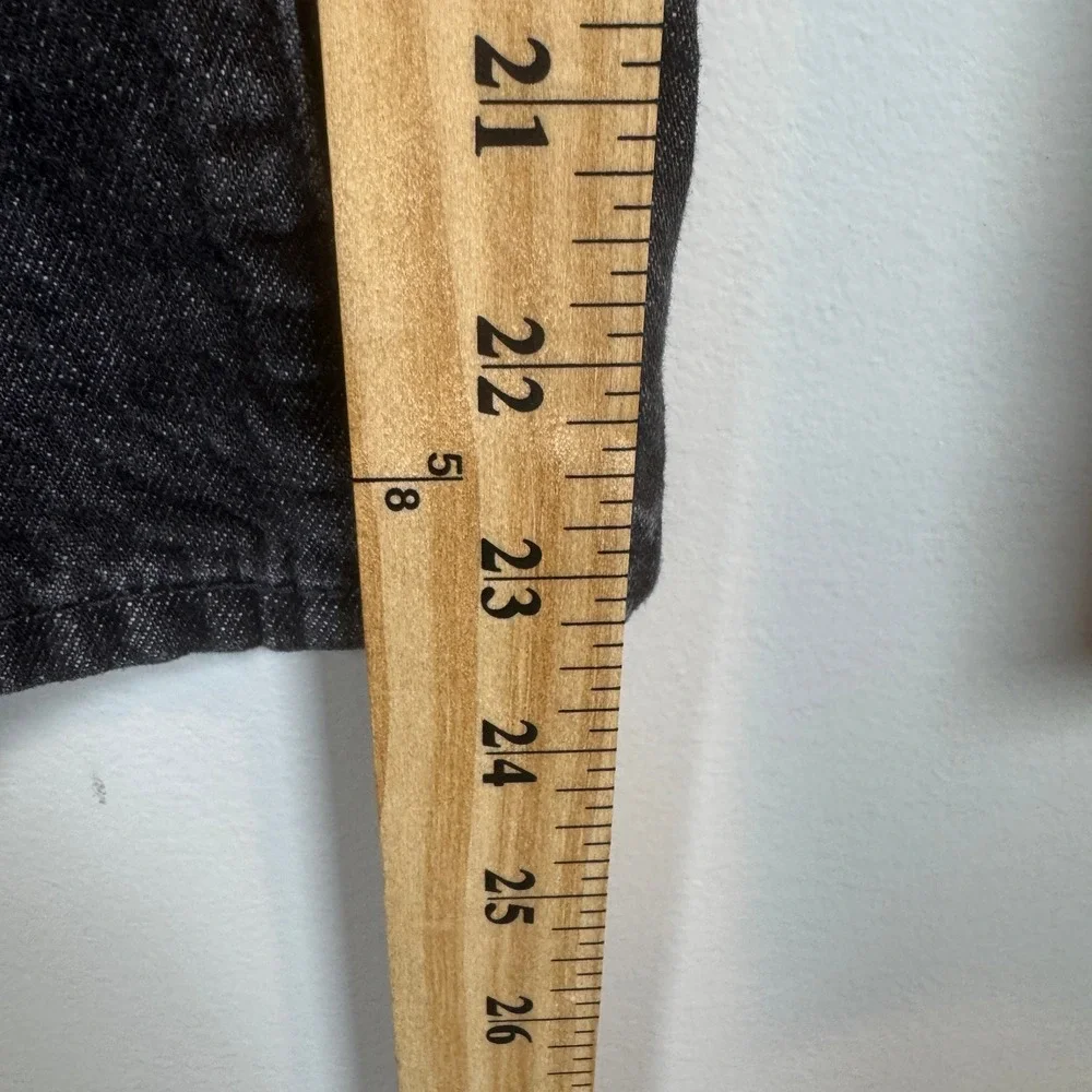 Gap Kids Boys 10 90s Original Straight Leg Black Jeans Faded Adjusted Waist‎